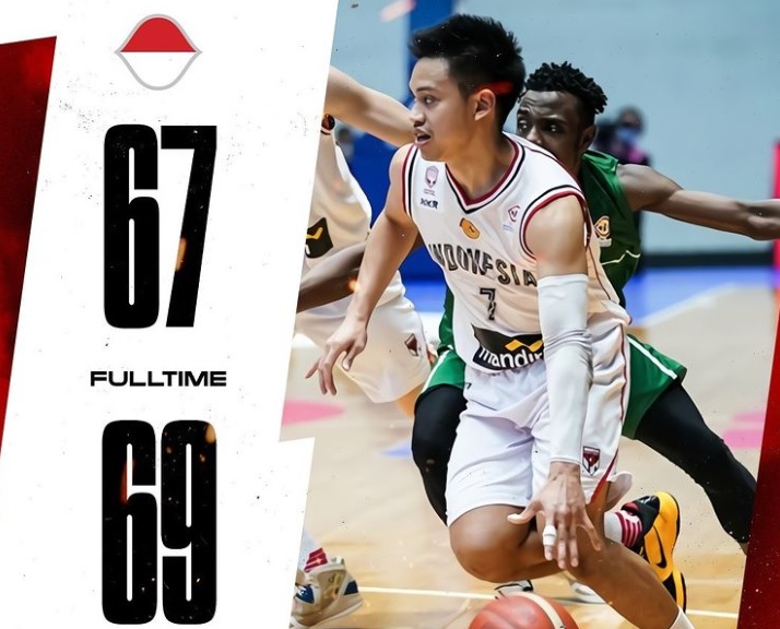 Hasil Timnas Basket Indonesia vs Arab Saudi di Kualifikasi FIBA World Cup 2023: Derrick Michael Dkk Kalah 67-69