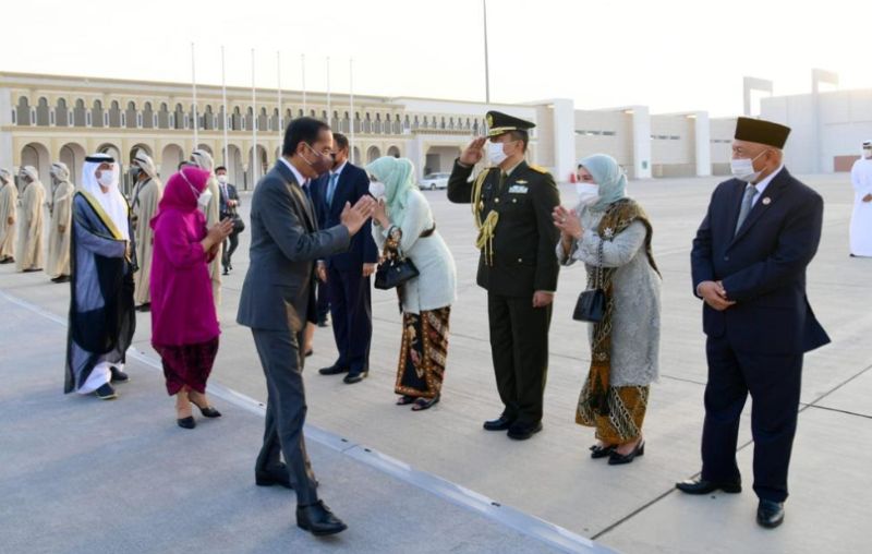 Dari Abu Dhabi, Presiden Jokowi Kembali ke Tanah Air