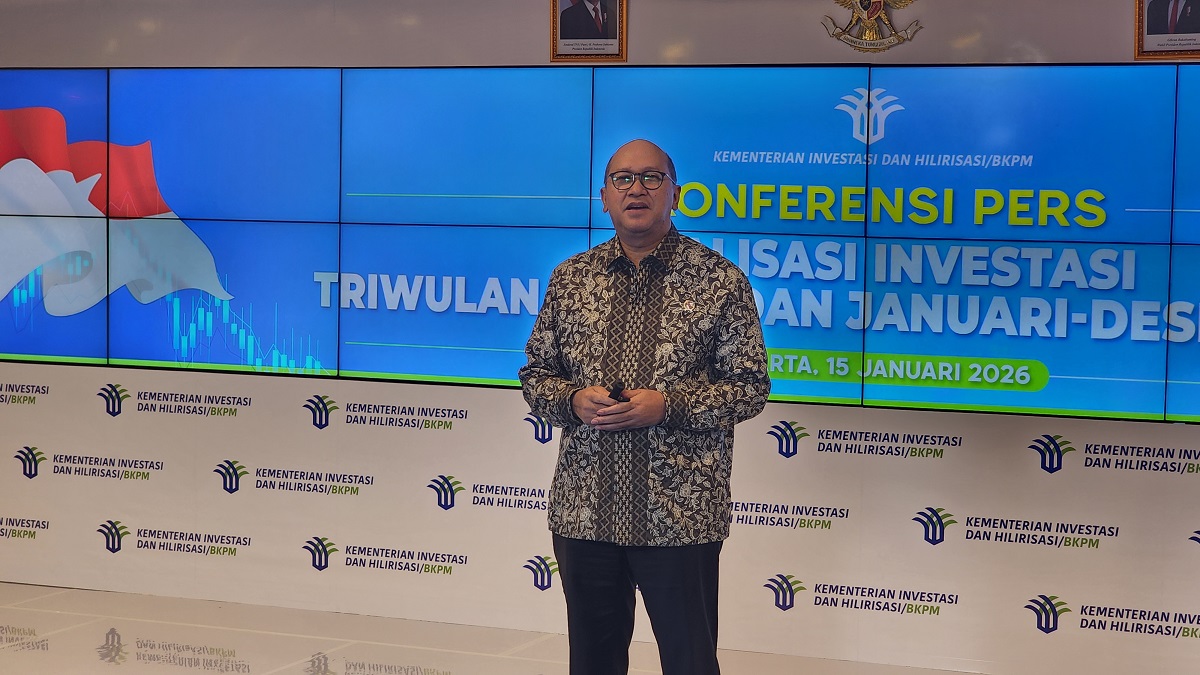 Realisasi Investasi 2025 Tembus Rp1.931 Triliun, Serap 2,7 Juta Tenaga Kerja