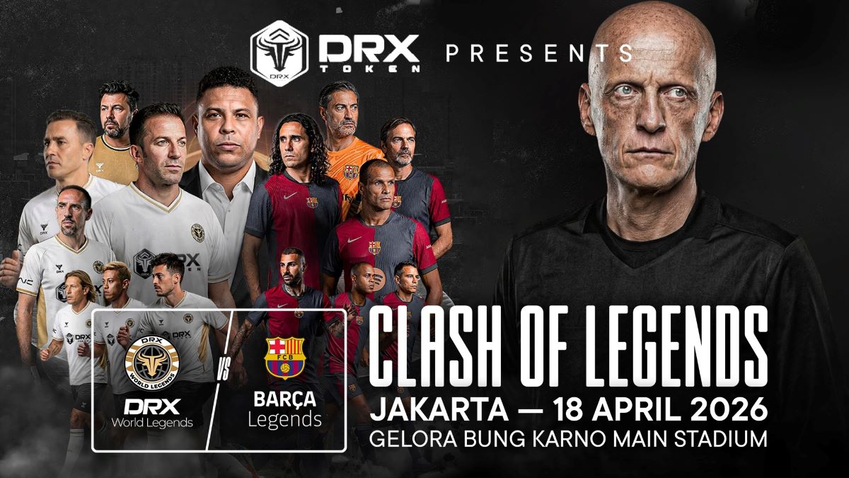 Legenda Barcelona dan Bintang Dunia Kepung Jakarta: Clash of Legends 2026 Siap Guncang SUGBK Akhir Pekan Ini