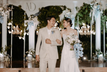 6 Potret Cantik Mikha Tambayong di Resepsi Pernikahan dengan Deva Mahenra, So Sweet!