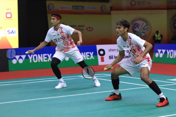 Hasil Thailand Masters 2023: Menangi Derby Merah Putih, Bagas/Fikri Tembus Semifinal!