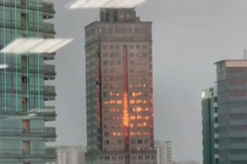 Sejarah Menara Saidah yang Viral Tampak Menyala Merah, Dulunya Perkantoran