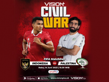 Jadwal Siaran Langsung Timnas Indonesia vs Palestina di FIFA Matchday Juni 2023, Live di Vision+!