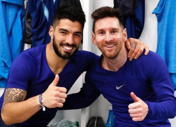 Kado Terakhir untuk Barcelona! Suarez dan Messi Berpisah dengan Pensiun Bersama