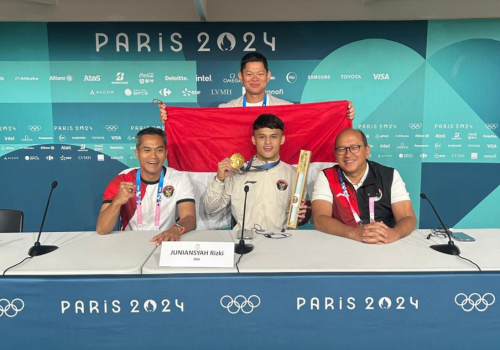 Sumbang Medali Emas di Olimpiade Paris 2024, Rizki Juniansyah Akui Terinspirasi dari Veddriq Leonardo