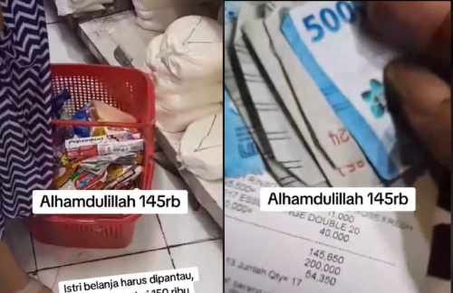 Viral Istri Dibatasi Belanja Tak Boleh Lebih dari Rp150 Ribu, Netizen: Suami Miss Quenn