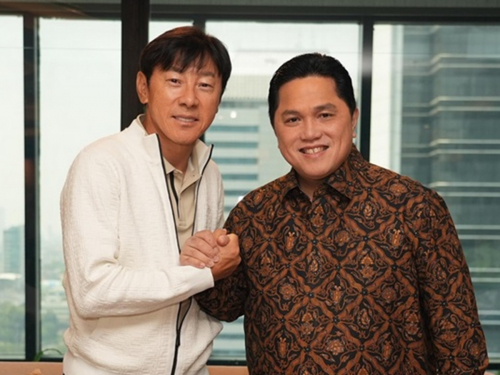 Erick Thohir Senang Bertemu Shin Tae-yong Lagi: Sudah Sehat dan Siap Kembali Bekerja