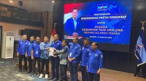 Demokrat Usung Pasangan Imam Kurniawan - Nawatsara di Pilkada Tojo Una-Una Sulteng