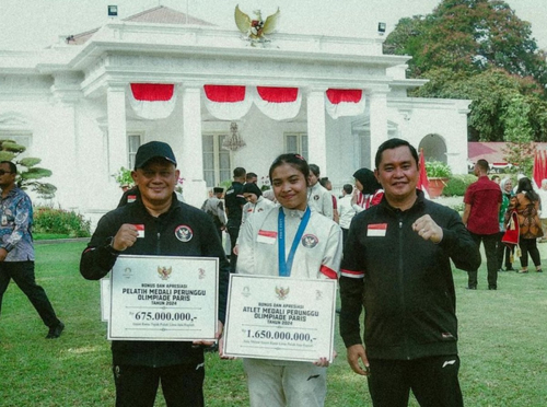 Kata Gregoria Mariska Tunjung Usai Terima Bonus Olimpiade Paris 2024 dari Presiden Jokowi