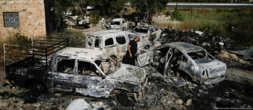 Pemukim Israel Bakar Desa di Tepi Barat Tewaskan 1 Orang, Rumah dan Mobil Hangus Terbakar