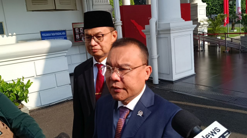 Supratman Andi, Hasan Nasbi dan Angga Prabowo Tiba di Istana untuk Dilantik Jokowi