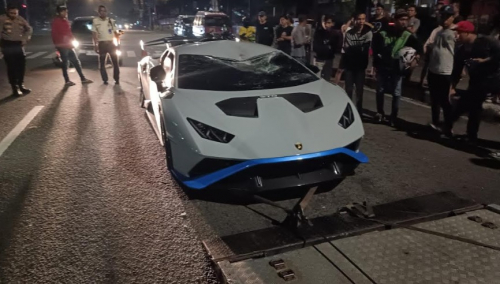 Terkuak! Ini Sosok Pengendara Lamborghini Penabrak Pejalan Kaki hingga Tewas, Langsung Ditahan Polisi