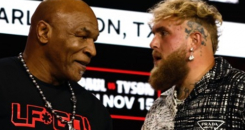 Panas Jelang Duel, Mike Tyson dan Jake Paul Saling Dorong di Momen Faceoff