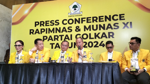 Munas XI Golkar Hari Pertama Tetapkan Kepenguruan Agus Gumiwang Demisioner