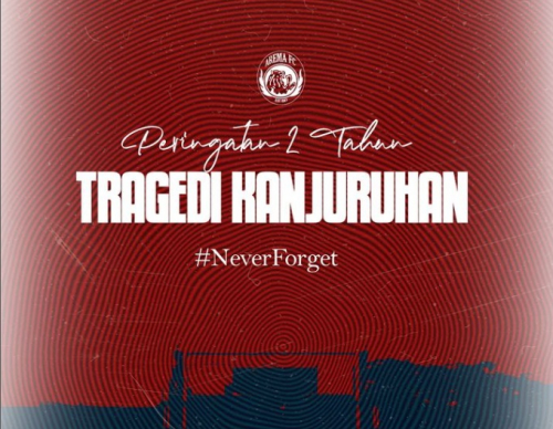 Peringati 2 Tahun Tragedi Kanjuruhan, Arema FC Kirim Doa untuk Para Korban