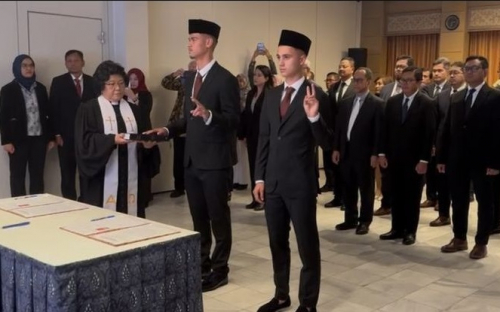 Ambil Sumpah WNI di Belgia, Mees Hilgers dan Eliano Reijnders Bakal Dapat KTP Jakarta