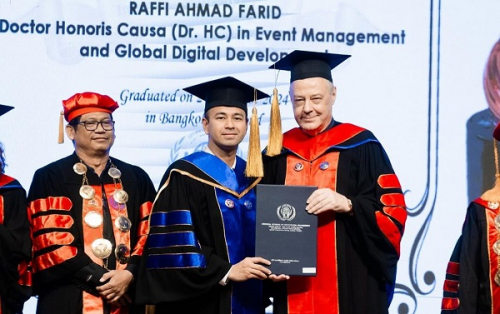 Siapakah Rektor Kampus UIPM Thailand yang Beri Gelar Doktor Honoris Causa ke Raffi Ahmad?