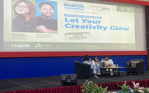 Mahasiswa Indonesia Glowing Bareng Klaklik Connection with Avoskin Goes to Campus