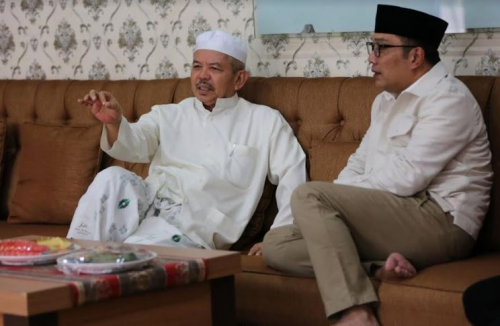 Sambangi Ponpes Daarul Ishlah, Ridwan Kamil Minta Restu Sejumlah Tokoh Agama