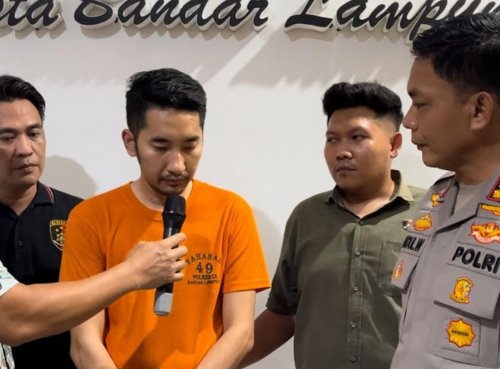 Polisi Tetapkan Suami Selebgram Cantik di Lampung Tersangka KDRT