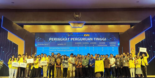 UI Sabet Juara Umum Gemastik 2024