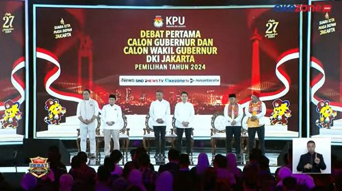 Ridwan Kamil Pamer CV Arsitek di Debat Perdana Pilgub Jakarta