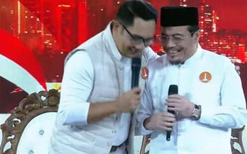 Suswono Tak Sempat Berpantun, Ridwan Kamil: Enggak Masalah Hatur Nuhun