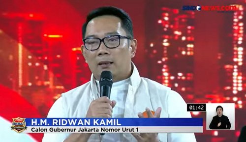 Ridwan Kamil Bawa Bekal Lima Prinsip Kepemimpinan di Pilgub Jakarta