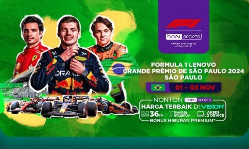 Jadwal dan Link Live Streaming F1 GP Brasil 2024 di Vision: Duel Max Verstappen vs Lando Norris Makin Panas