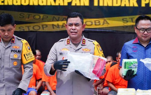 Polisi Gagalkan Transaksi 1,5 Kilogram Kokain di Tanjungbalai