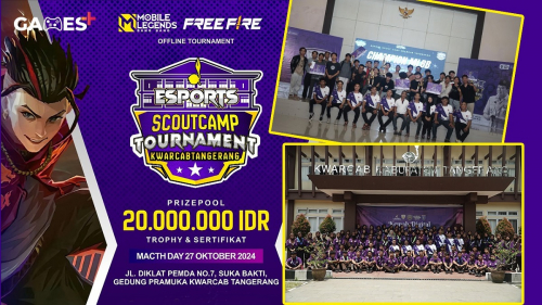 GAMES Dukung Esports Scout Camp, Diramaikan Ratusan Peserta