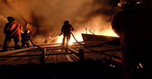 Ruang Biro Ops Polda Gorontalo Kebakaran