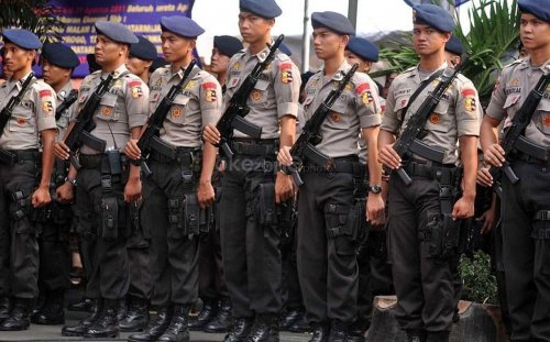 Kawal Demo UU Ciptaker, Polisi Kerahkan 1.859 Personel di Patung Kuda Jakpus