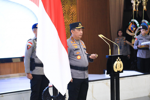 Kapolri Pimpin Kenaikan Pangkat Pati-Pamen Polri, Ini Nama-namanya