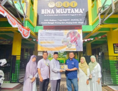 Okezone.com Dukung Program Penghafal Alquran di SDIT Bina Mujtama Bogor