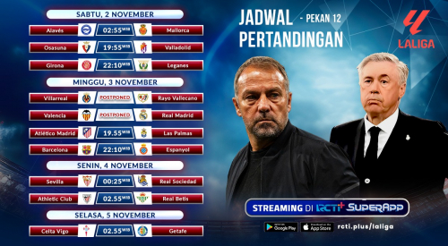 jadwal-streaming-la-liga-pekan-ke-12-di-rcti-superapp