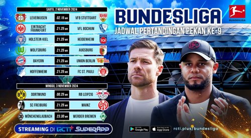 jadwal-streaming-bundesliga-pekan-ke-9-di-rcti-superapp