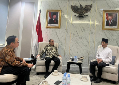 Terima Audiensi Institut Leimena, Menag Nasaruddin Dorong Pengembangan Program Literasi Keagamaan Lintas Budaya