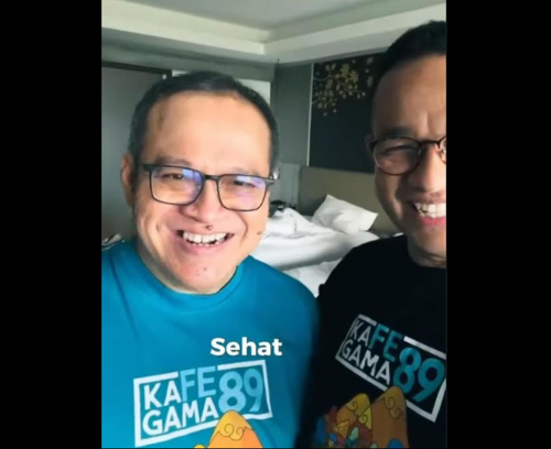 Anies Unggah Momen Satu Kamar dengan Prabowo di Acara Reuni UGM