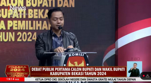 Debat Perdana Pilbup, Ketua KPU Bekasi: Bukan soal Siapa yang Berbicara