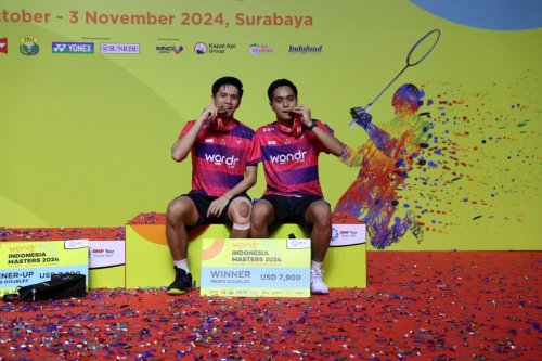 Usai Juara Indonesia Masters II 2024, Rahmat Hidayat/Yeremia Rambitan Mulai Targetkan Turnamen yang Lebih Tinggi