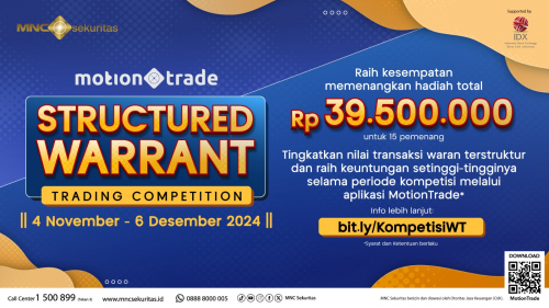 Yuk Ikuti Kompetisi Trading Waran Terstruktur! Hadiah Total Rp39,5 Juta