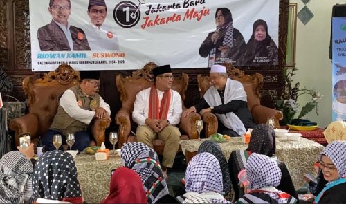 Majelis Taklim Pro Palestina se-Jakarta Dukung Ridwan Kamil - Suswono