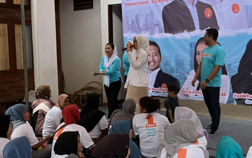 Atalia Pimpin Kampanye Ridwan Kamil-Suswono di Cipayung