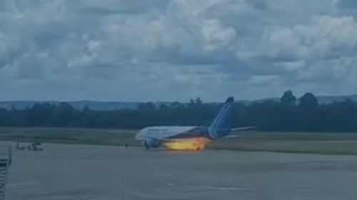 Kronologi Mesin Pesawat Trigana Air Keluarkan Api yang Bikin Penumpang Panik