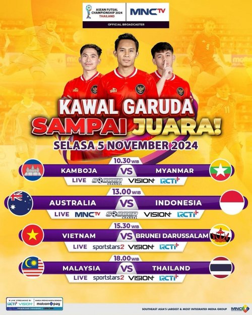 live-di-mnctv-jadwal-siaran-langsung-timnas-futsal-indonesia-di-asean-futsal-championship-2024