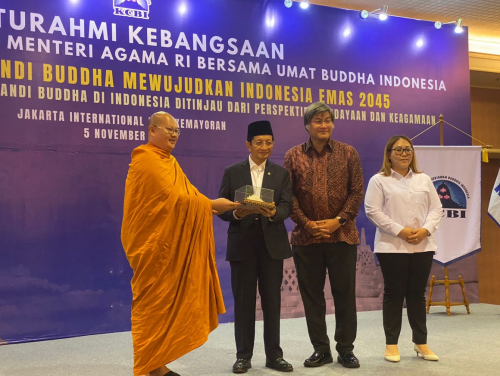 Menag Nasaruddin dan Menbud Fadli Zon Bahas Pengelolaan Candi Buddha