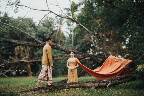 Potret Prewedding Febby Rastanty dan Drajad Djumantara, Usung Tema Bali