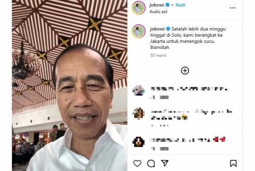 Momen Jokowi Nge-Vlog! Ke Jakarta Usai 2 Pekan di Solo
